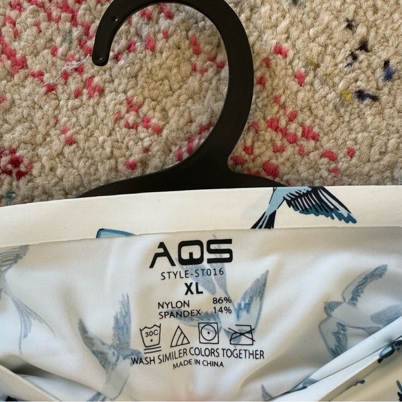 AQS Underwear Lot (3) Womens XL Blue Bird Graphic Panties Thong Set NEW NWT - Picture 8 of 8